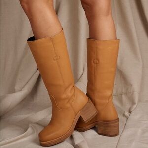 Dingo Dutton Leather Boot Tan